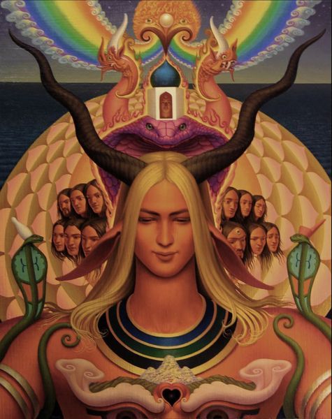 The Great Introspector 17x26 oil on cotton on panel 1991-2007
private collection