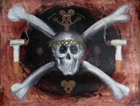 Fight and Quit
47'X 35'
oil on linen 2001