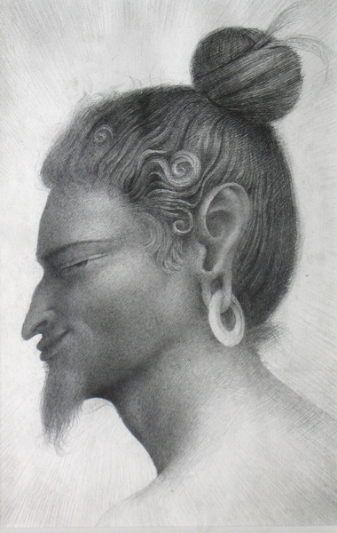 The Wicked Dervish | 7x10 1993/1995 graphite on paper
private collection