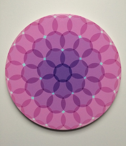 The Purple Luminosity   
12"
acrylic on wood 
2013
private collection